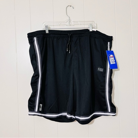 NBA Men's Classic Basketball Short At The Knee Official Licensed Black Sz 3x NWT - Picture 1 of 9